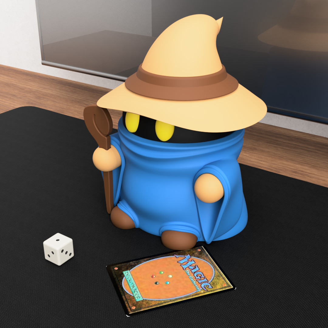 Deck Box + Playmat Bundle – Anime FF MAGE Design | HOLDS 100 SLEEVED CARDS, MTG