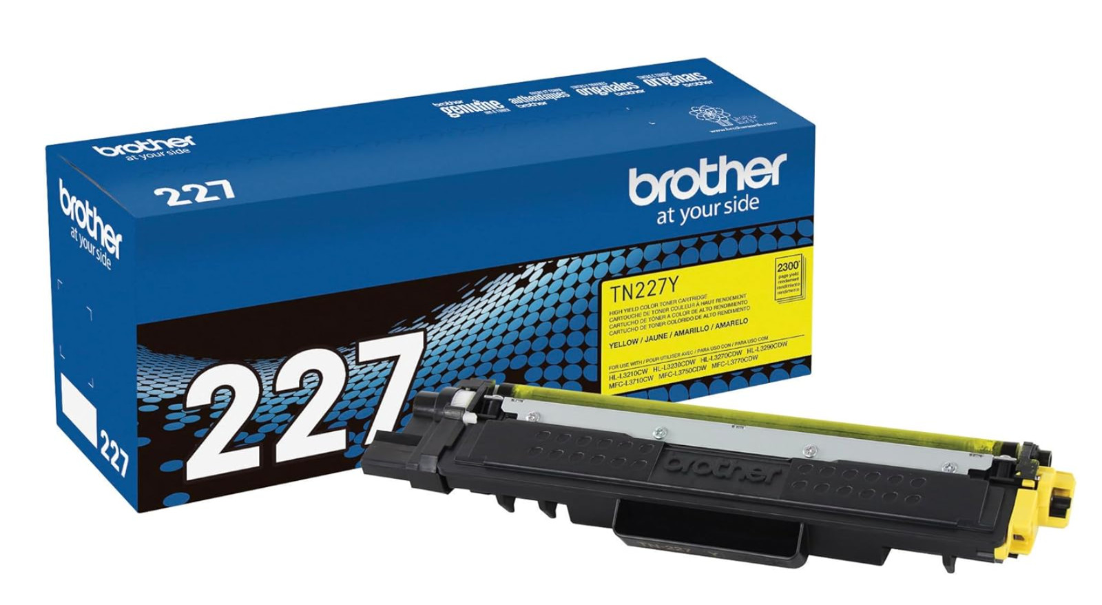 Original Brother TN227 Toner Cartridge – High Yield for Color Printers - CMYK