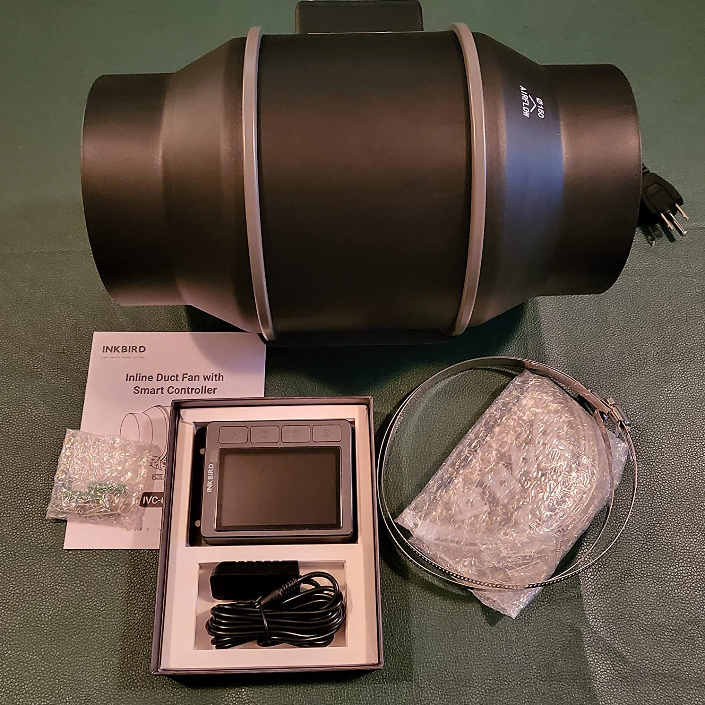 INKBIRD 6-Inch Duct Fan Grow Tent Ventilation Exhaust Fan