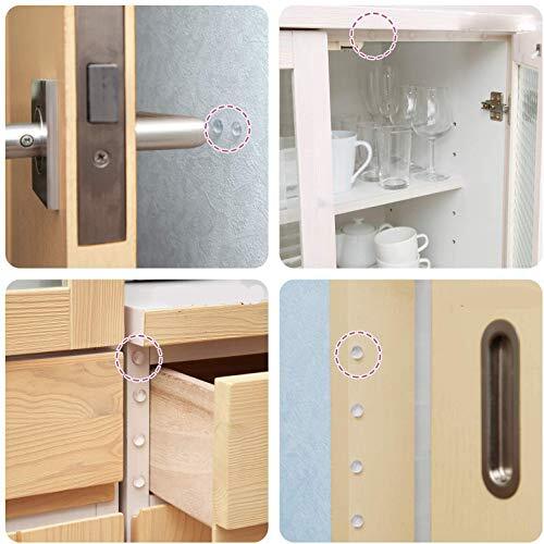 Cabinet Door Bumpers Kitchen Silent Protect Pad Cushion Adhesive Transparent