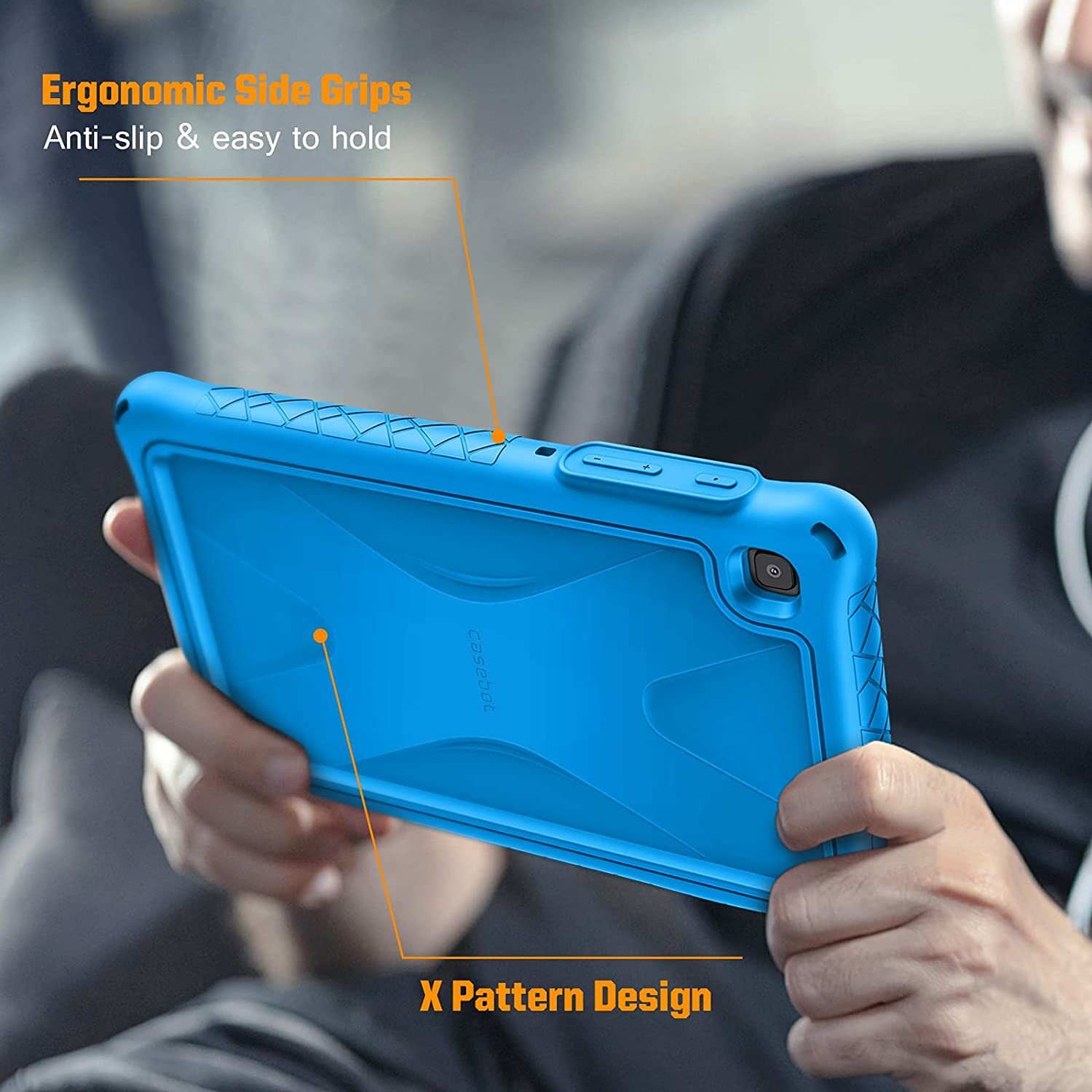 For Samsung Galaxy Tab A7 Lite 8.7 Inch 2021 Silicone Case Heavy Duty Back Cover
