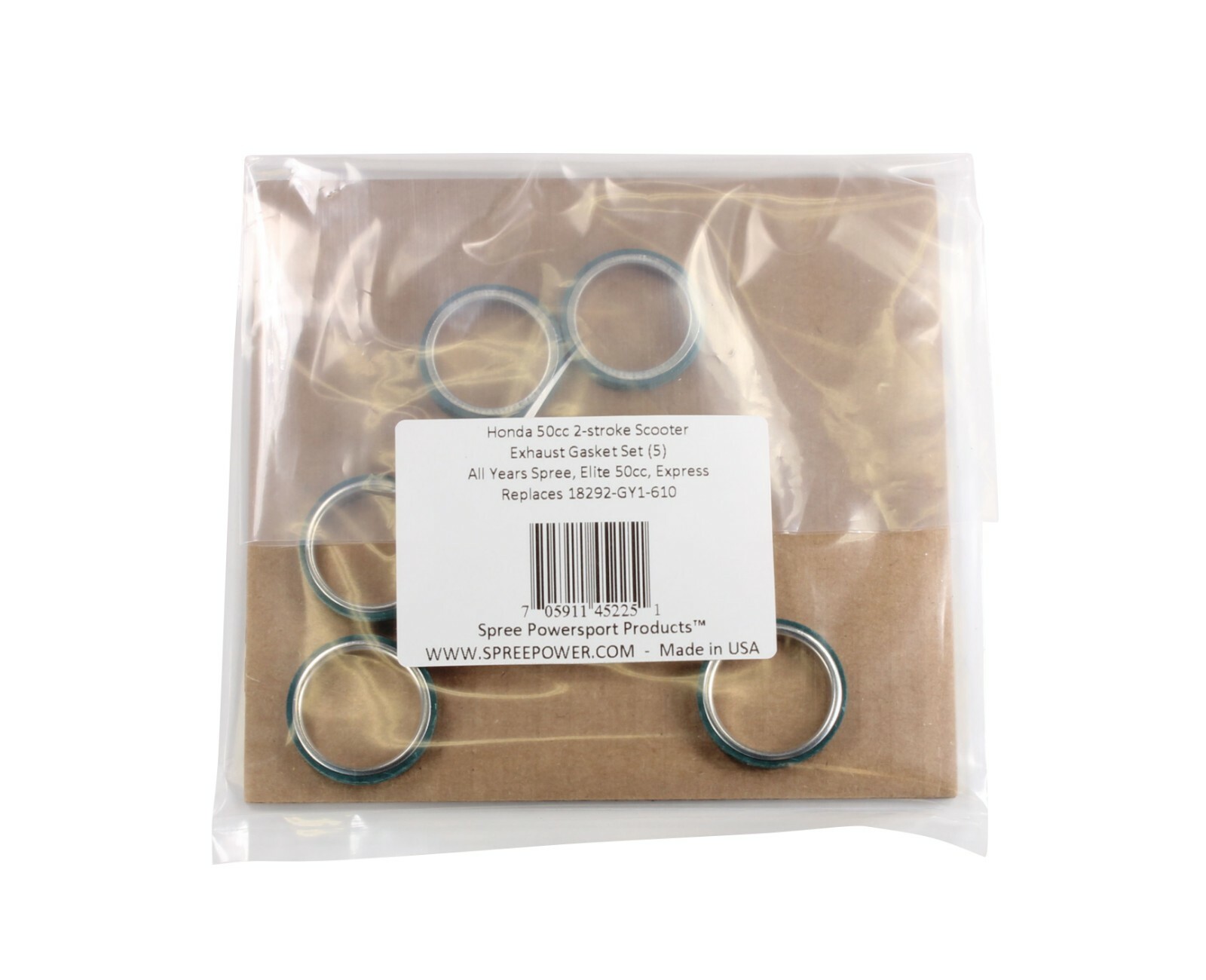 Exhaust gasket lot (5) for Honda Spree Elite Express fast shipping!