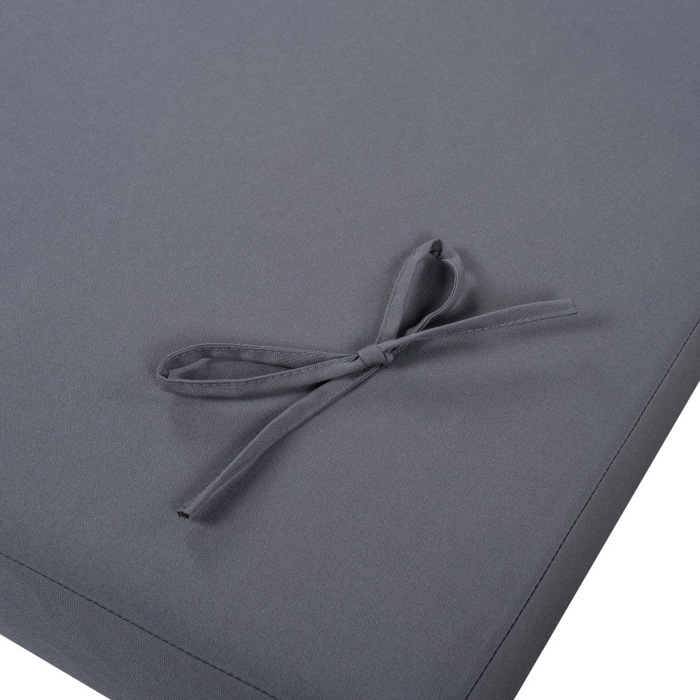 Outdoor Adjustable Chaise Lounge Chair Set with Waterproof Cushion and Backrest