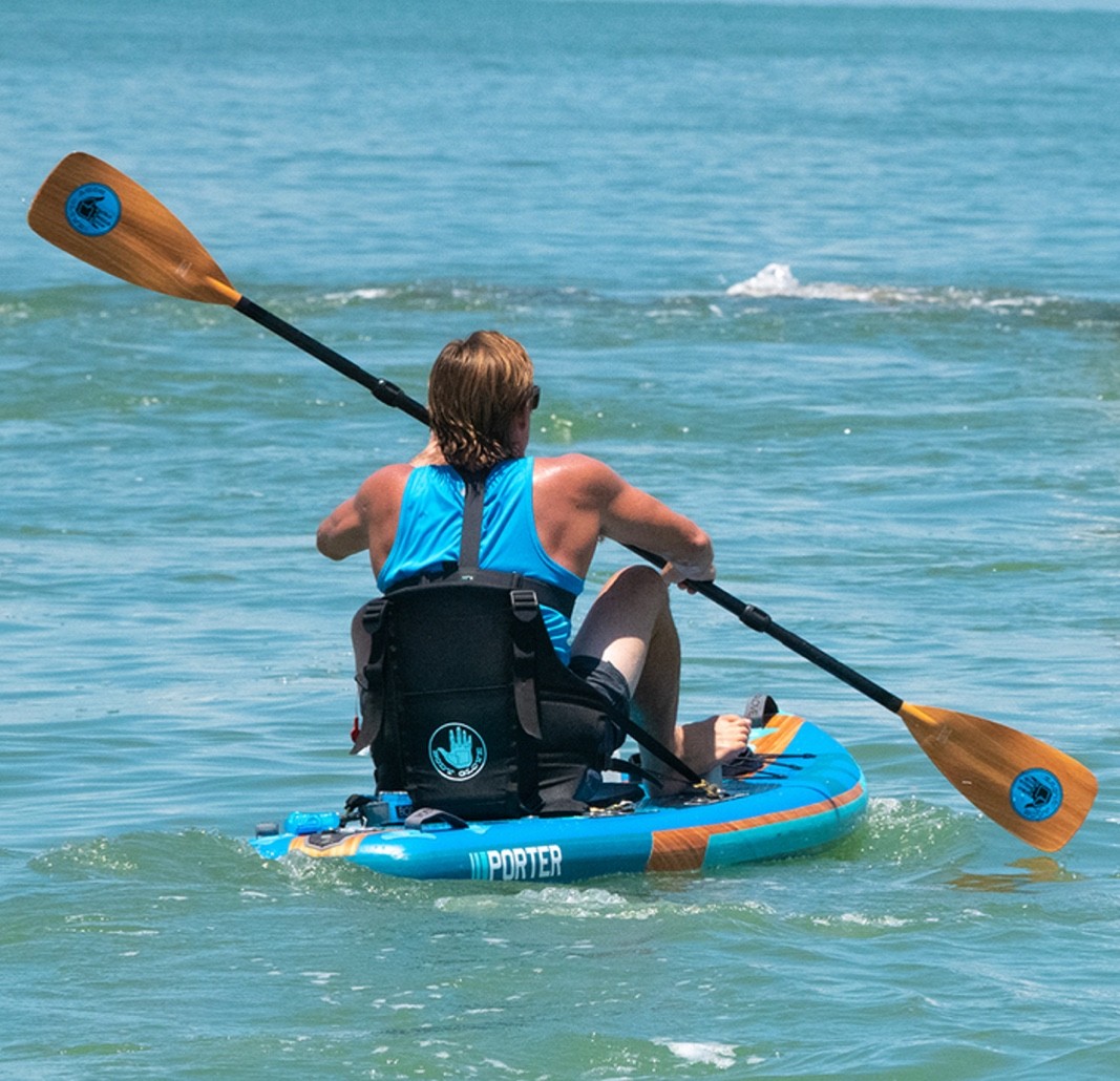 Kayak SUP Paddle - Adjustable 4-Piece, Floating, Lightweight (Body Glove)