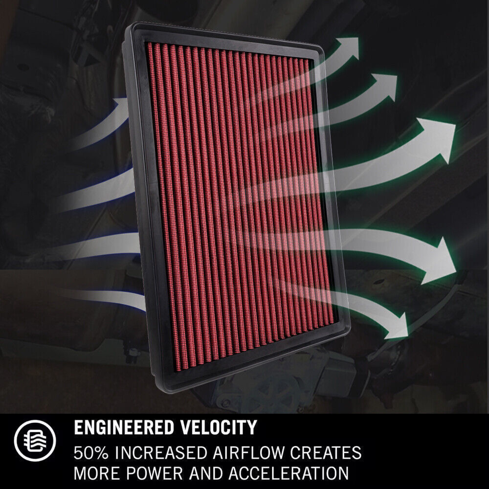 33-2129 For 1999-2018 Silverado Sierra 1500 5.3L Drop In Engine Air Filter