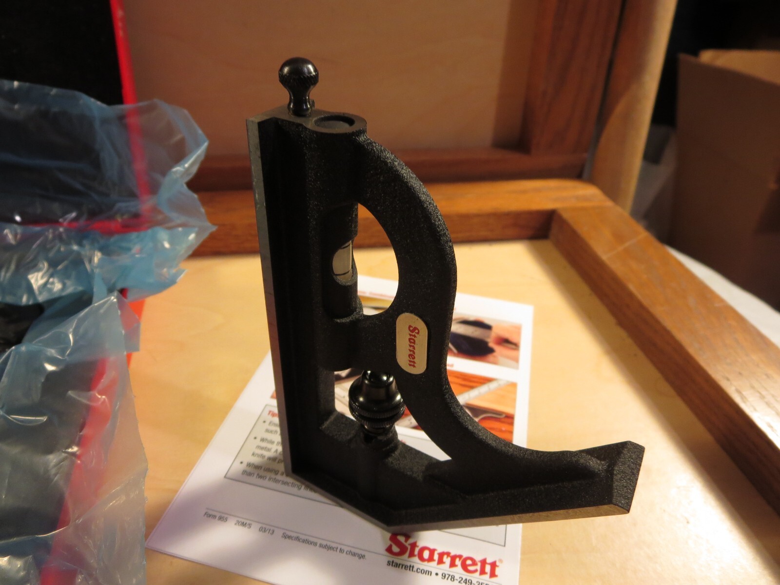 STARRETT 9-12-4r Combination set, 12" 4 Grads 50042 New w/case