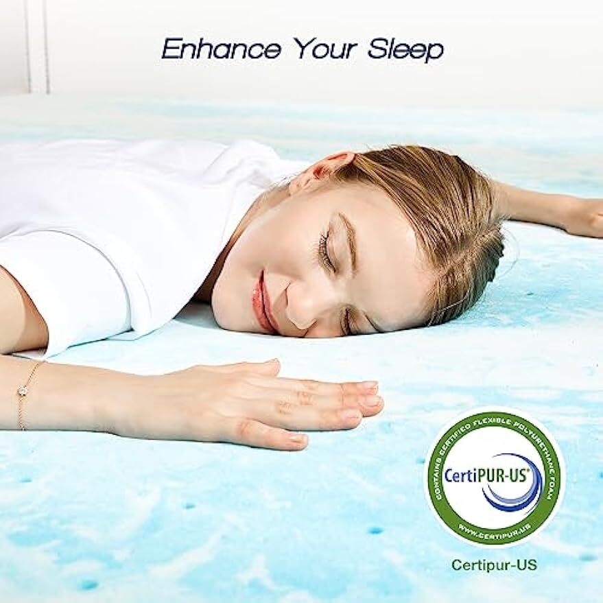 2" 3" Mattress Topper Twin King Full Queen Comfortable Memory Foam Bed Topper