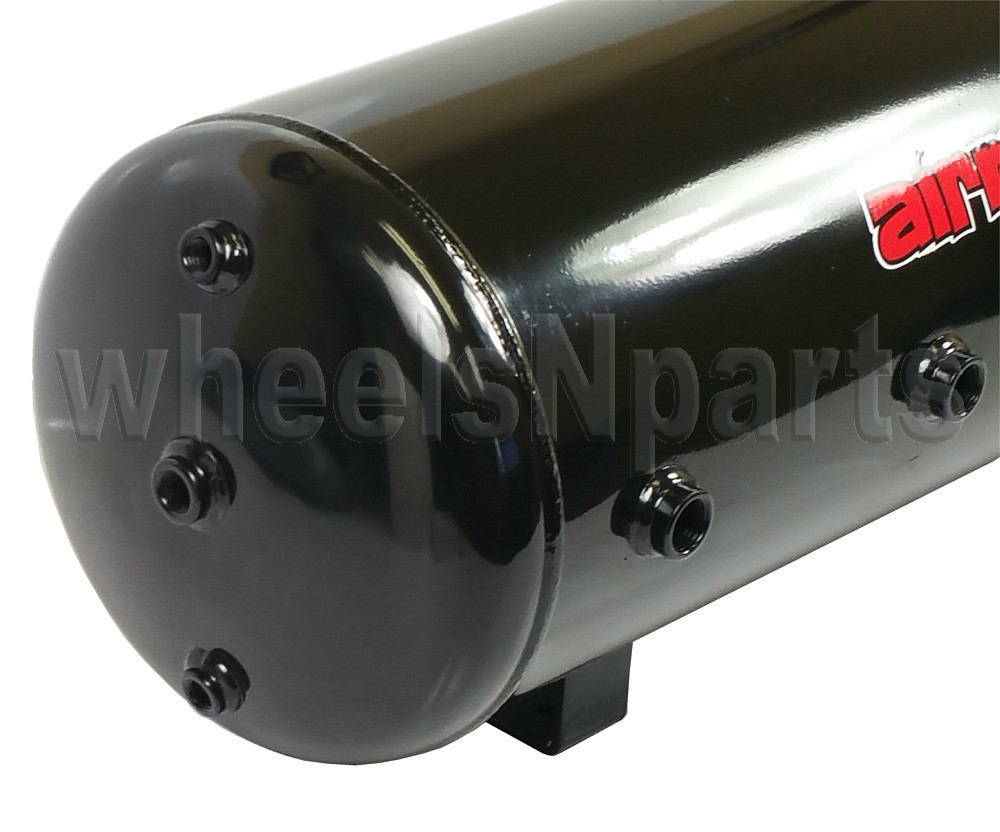 8 Gallon Steel Air Tank 9 Port Air Suspension Train Horn Air Ride Kit