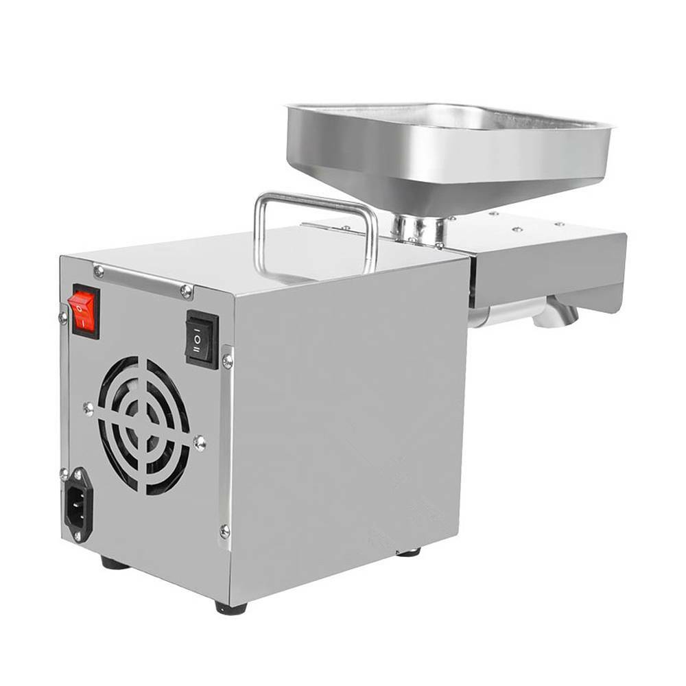 Automatic Seed Oil Press Machine Stainless Steel Cold Hot Expeller Extractor USA