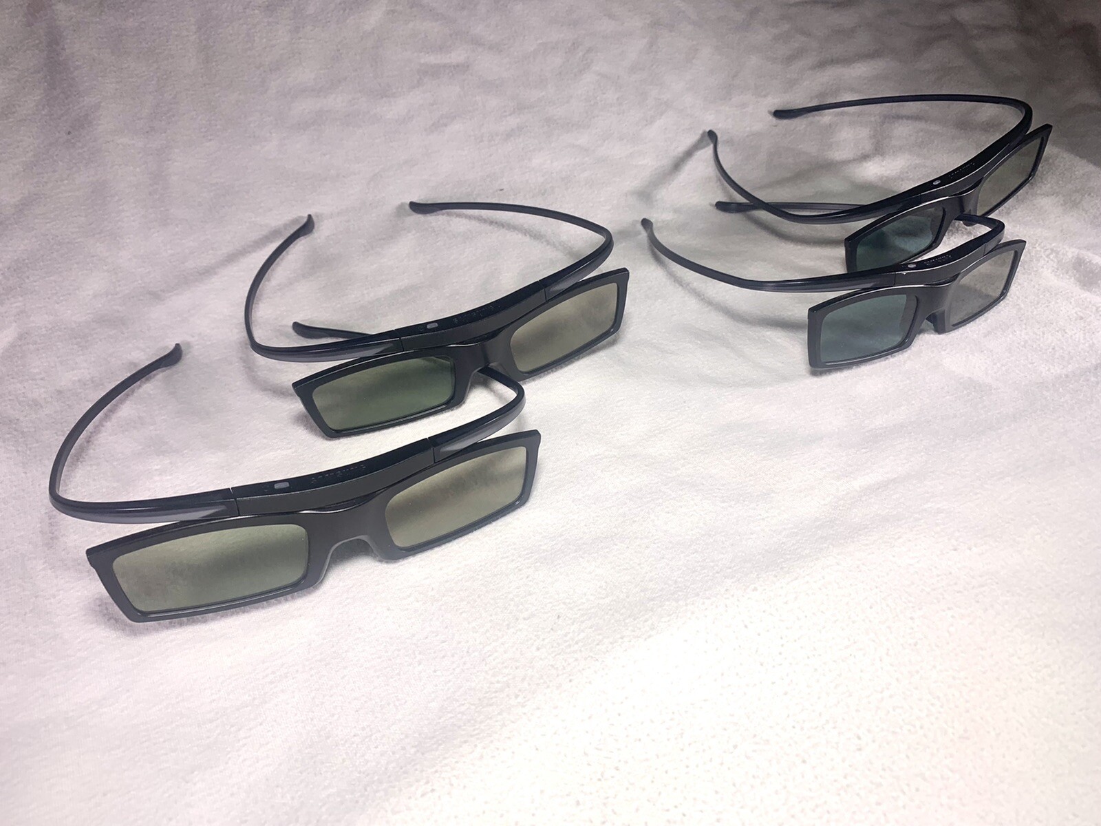 Samsung 3D Active Glasses Tested & Working (Lot of 4) SSG5100GB \\~~