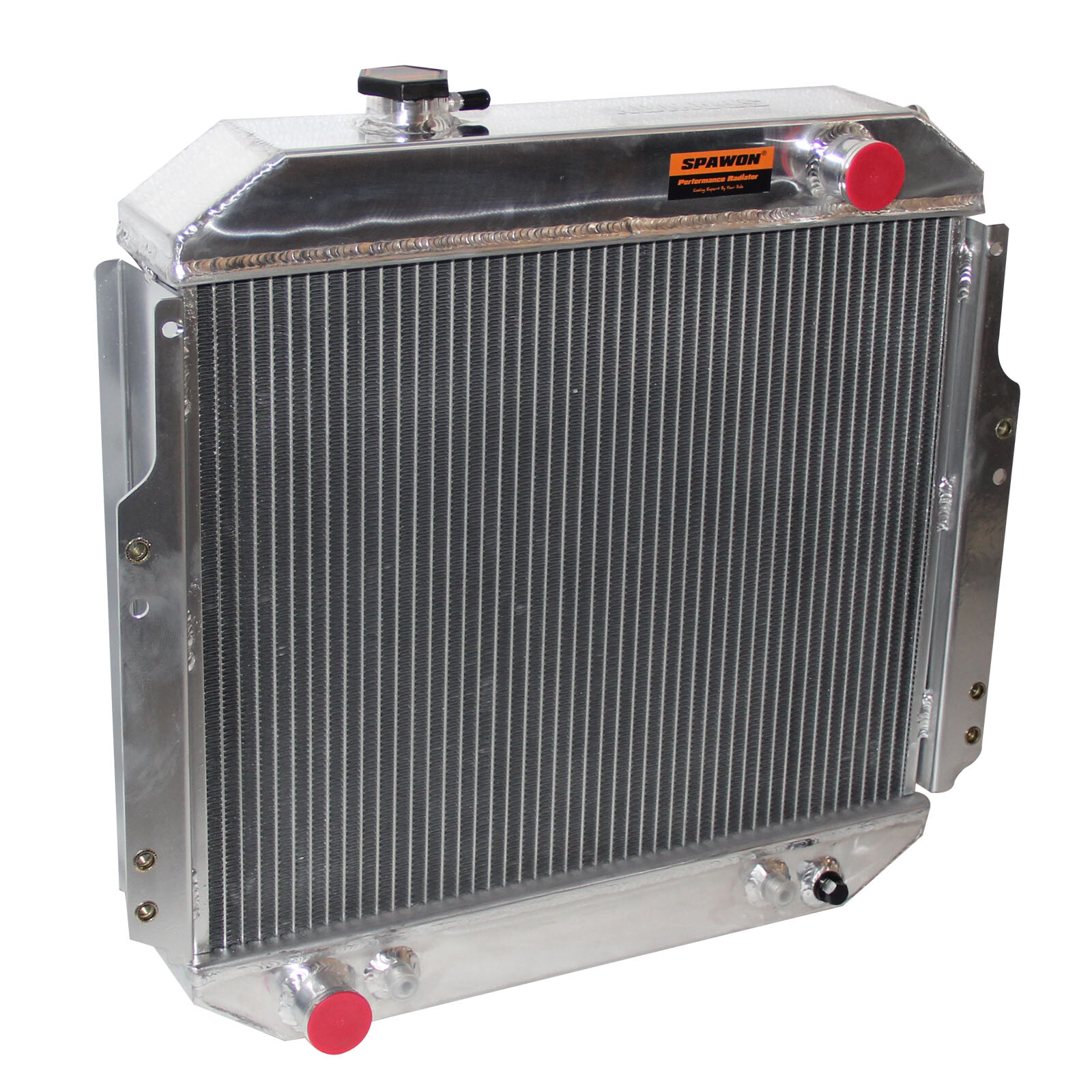 SPAWON Radiator Fit Nissan Forklift A10-A25 H20 1988-1992 3Row AT MT 2146090H10