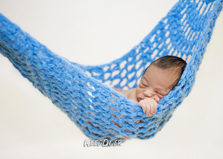 Newborn Photography Props Baby Hanging Hammock Sling Net Bed Photo Studio Shoot