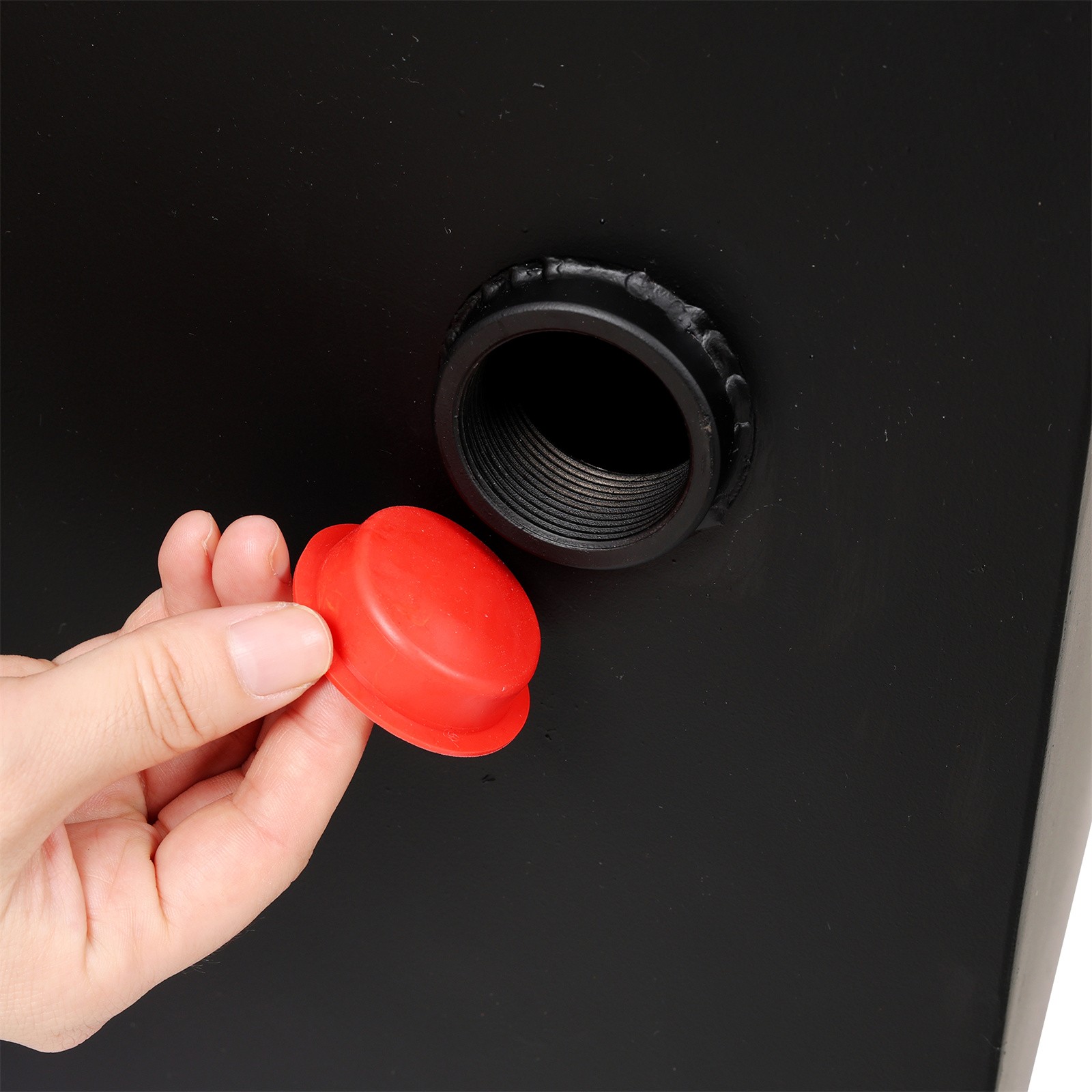 12 Gauge 25-Gallon Hydraulic Fluid Reservoir Tank w/ Inlet 2" FNPT&1-1/4"Outlet