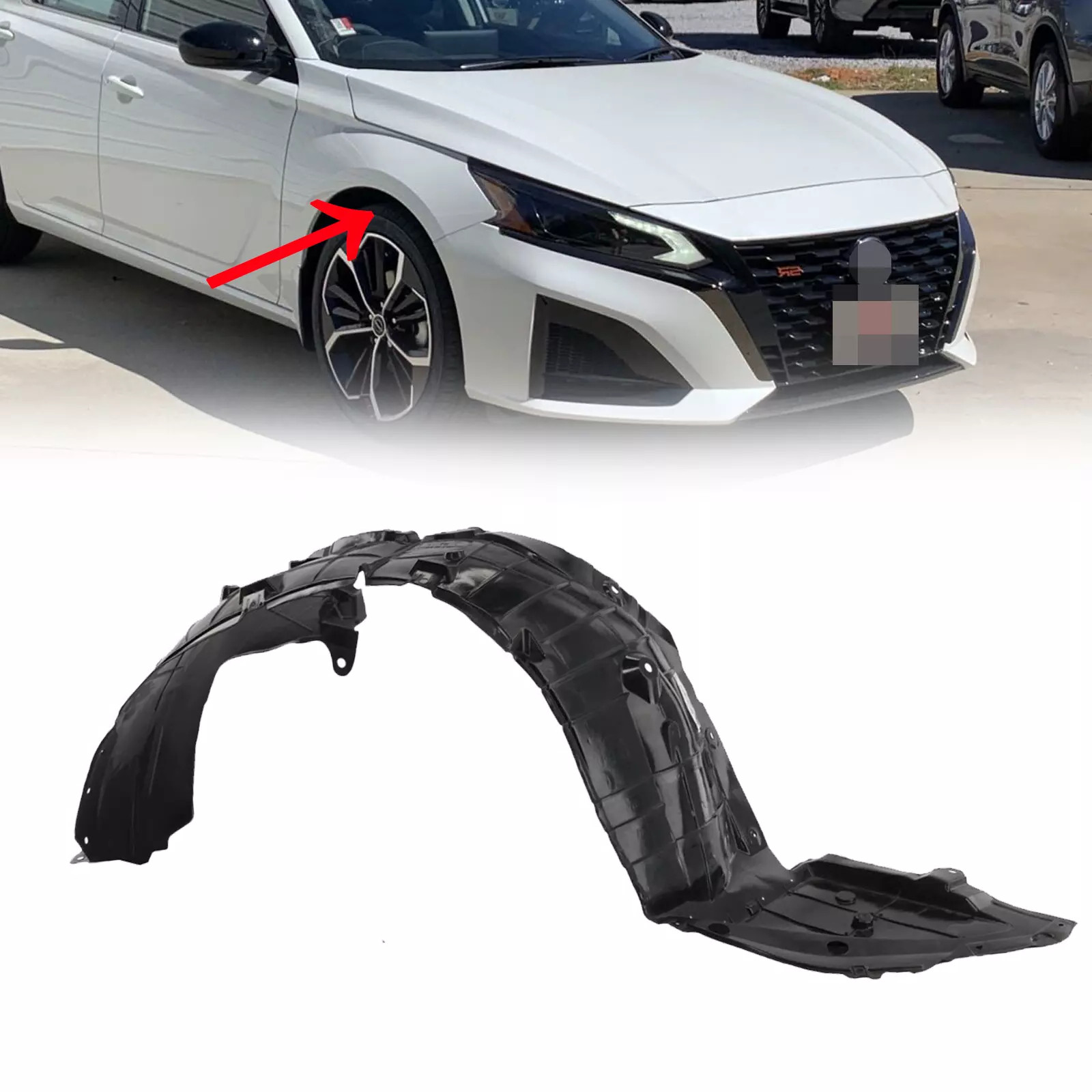 Fender Liner For 2019-2024 Nissan Altima Front Passenger Right Side 638416CA0A