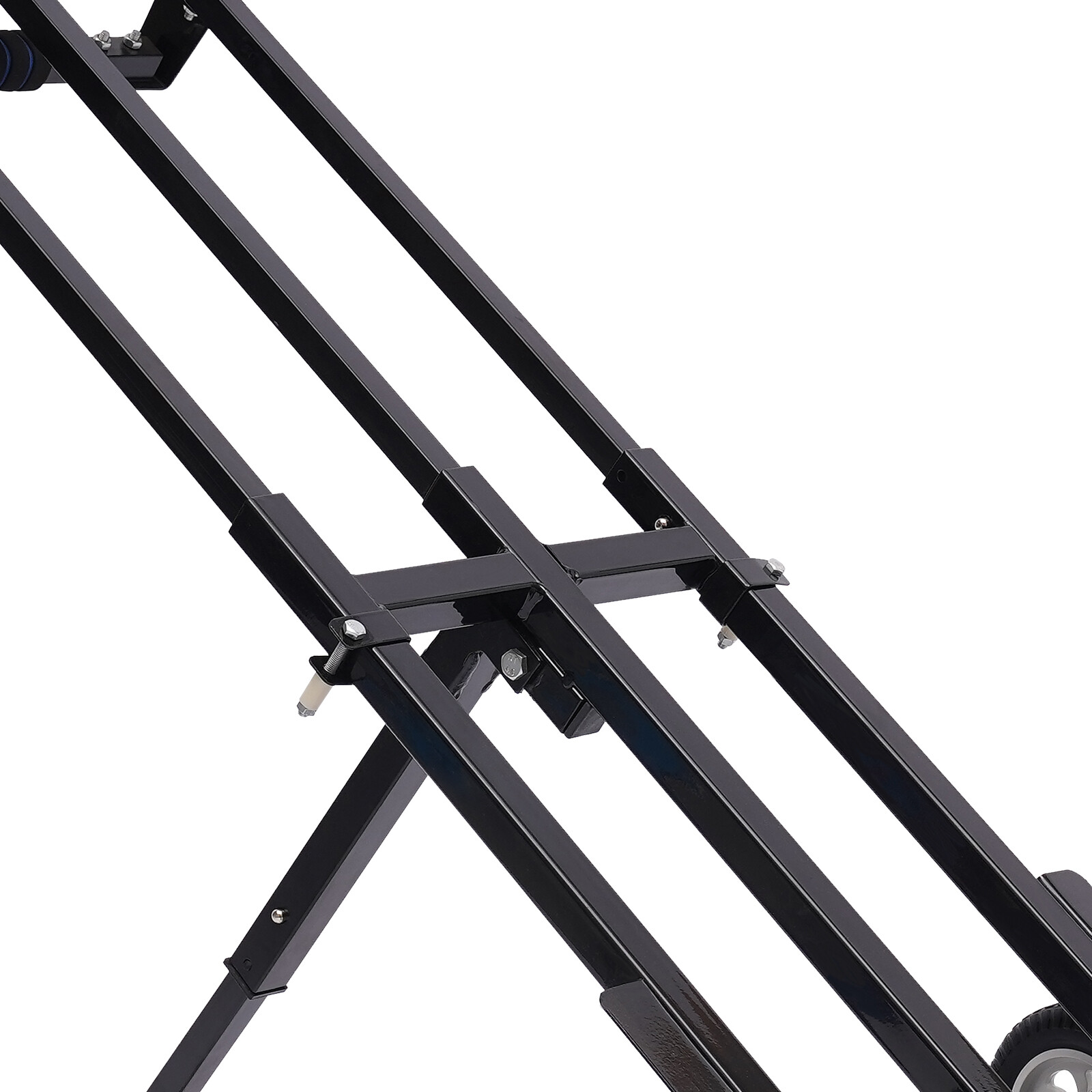 460lbs Black Stair Climbing Cart Trolley Stair Climber Hand Truck 29-45in Height