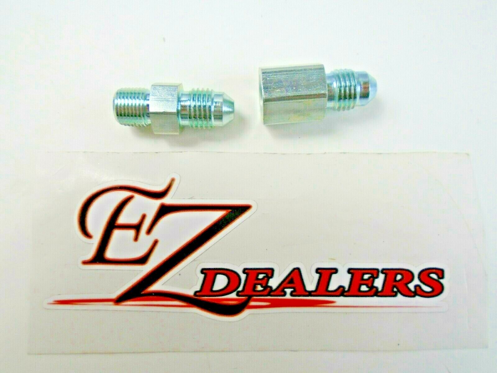 Gauge Line Kit Oil Fuel 48" Pressure Hose Braided 1/8" NPT Str. x 90 -4 AN JIC