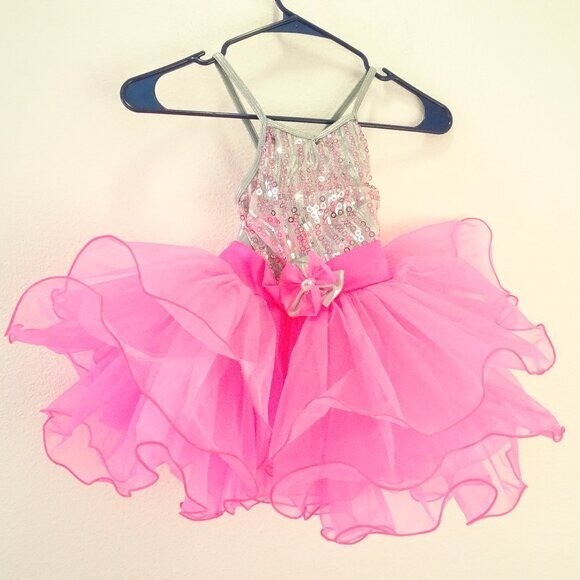 Revolution Dancewear Girls Say Hey Dance Costume Dress MC Medium Child RC16868