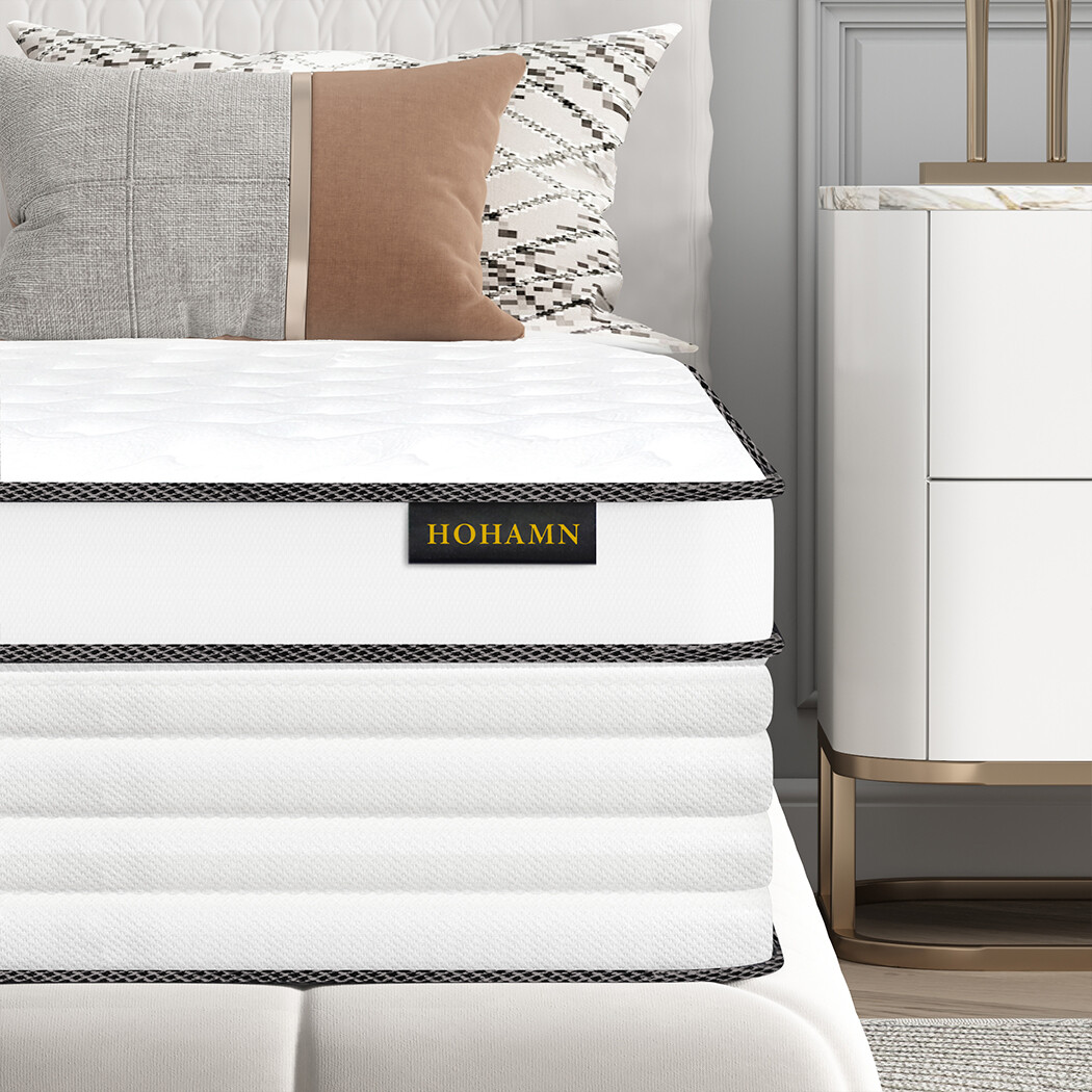 12" Mattress Full Queen King Size Gel Memory Foam Hybrid Spring Bed in a Box