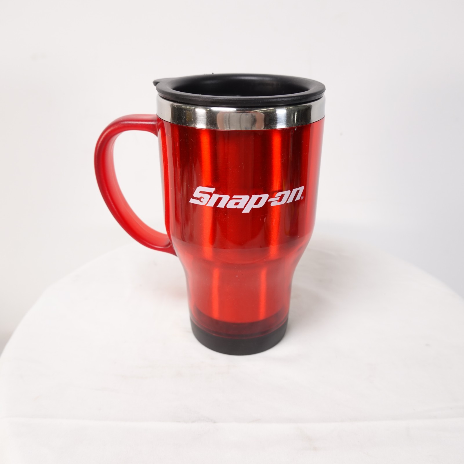 Snap On Red Insulated Travel Mug New with Free Shipping