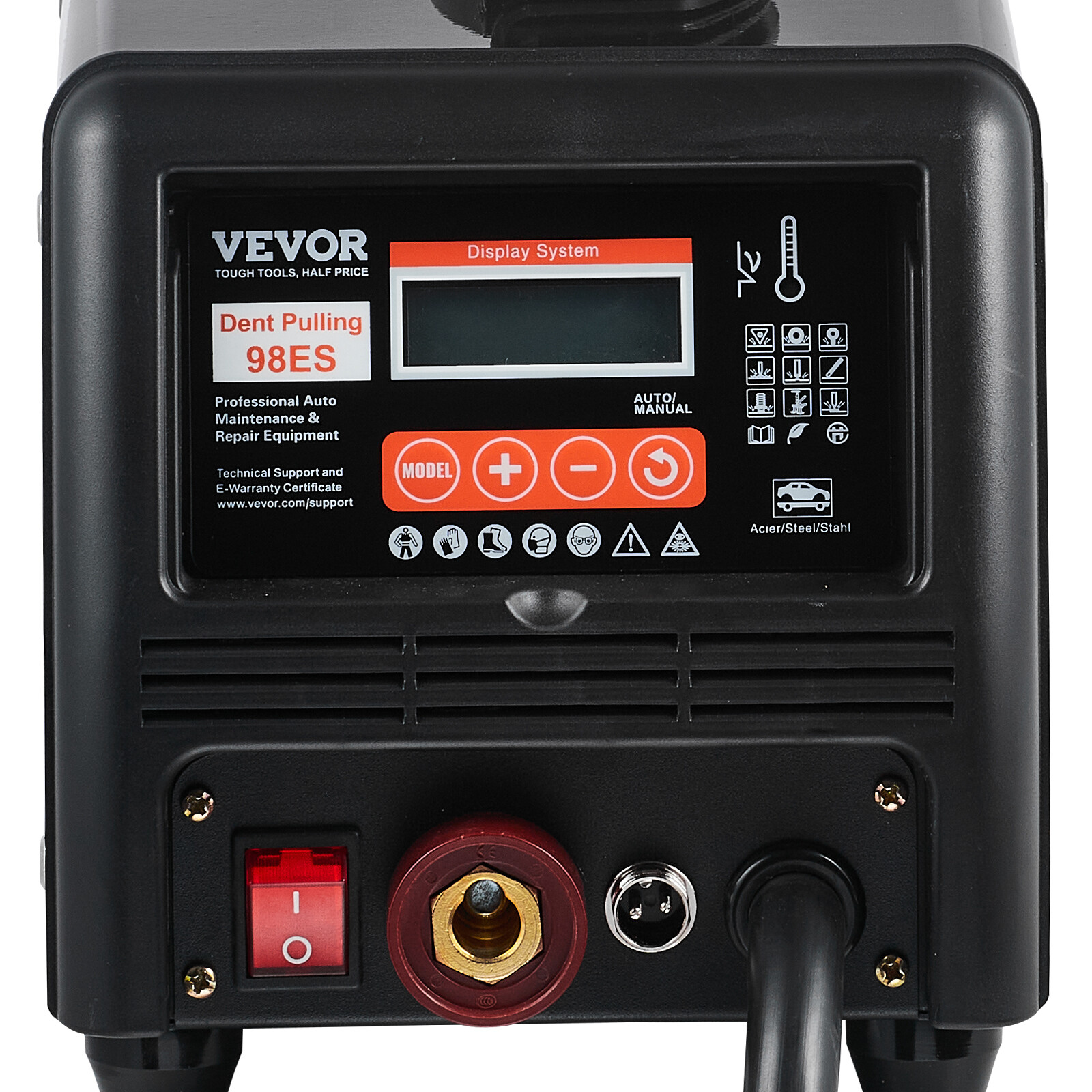 VEVOR Stud Welder Dent Repair Kit 3KW Spot Welder Dent Puller Machine 9 Modes