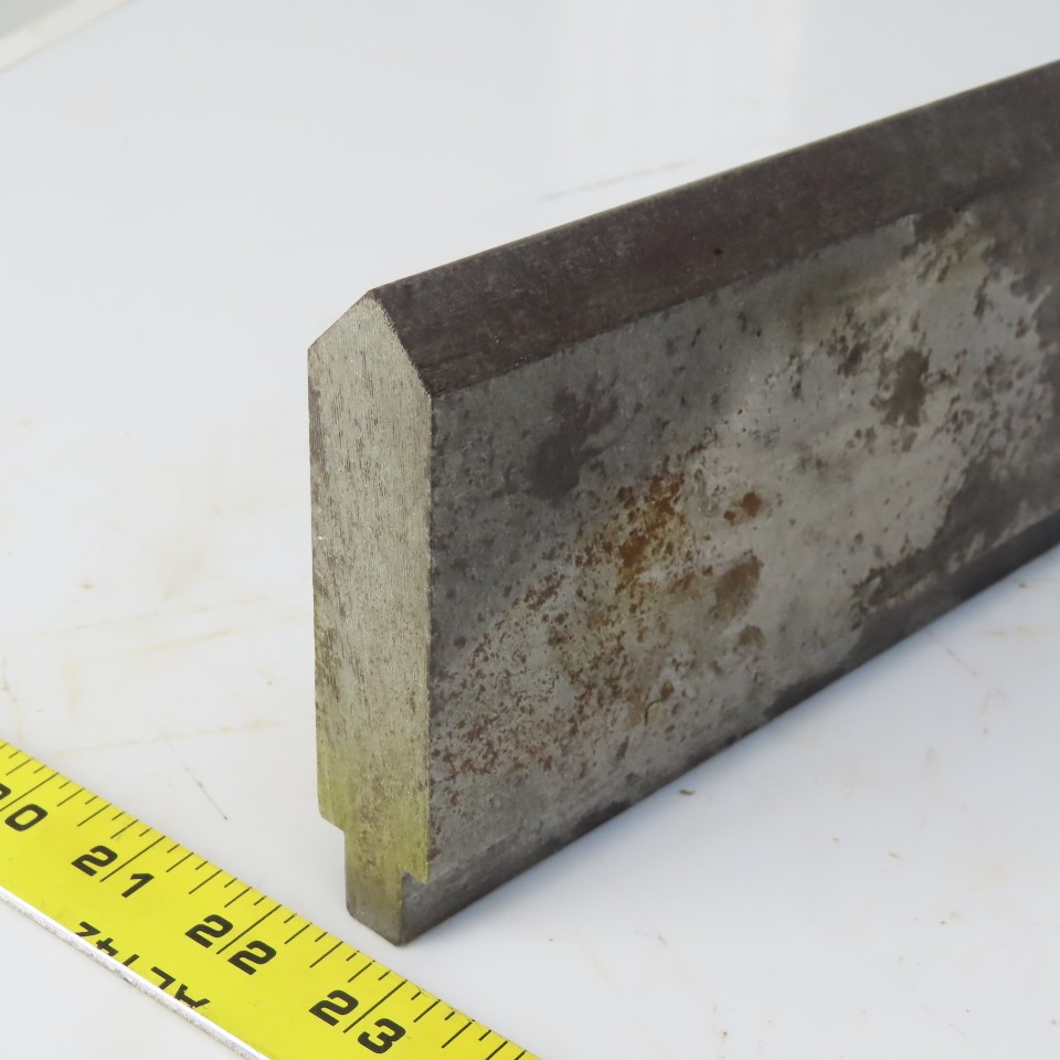 12" Press Brake 90° Forming Angle Die Block 1/2" Tang 4-1/4" Ht 1" Thick