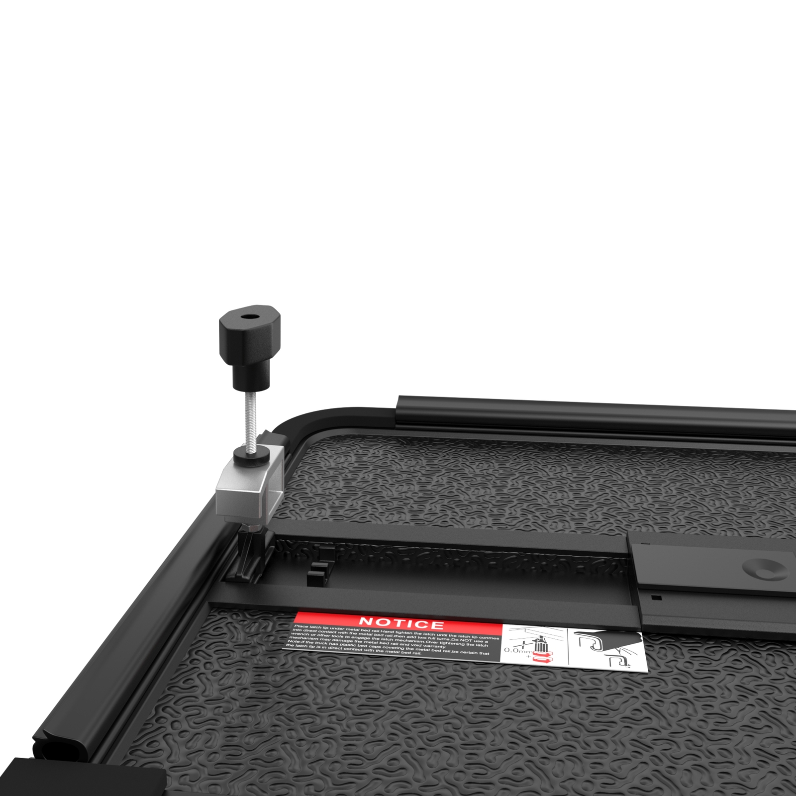 5FT Hard Tonneau Cover Truck Bed Cover For 05-24 Nissan Frontier 3-FOLD W/ Led