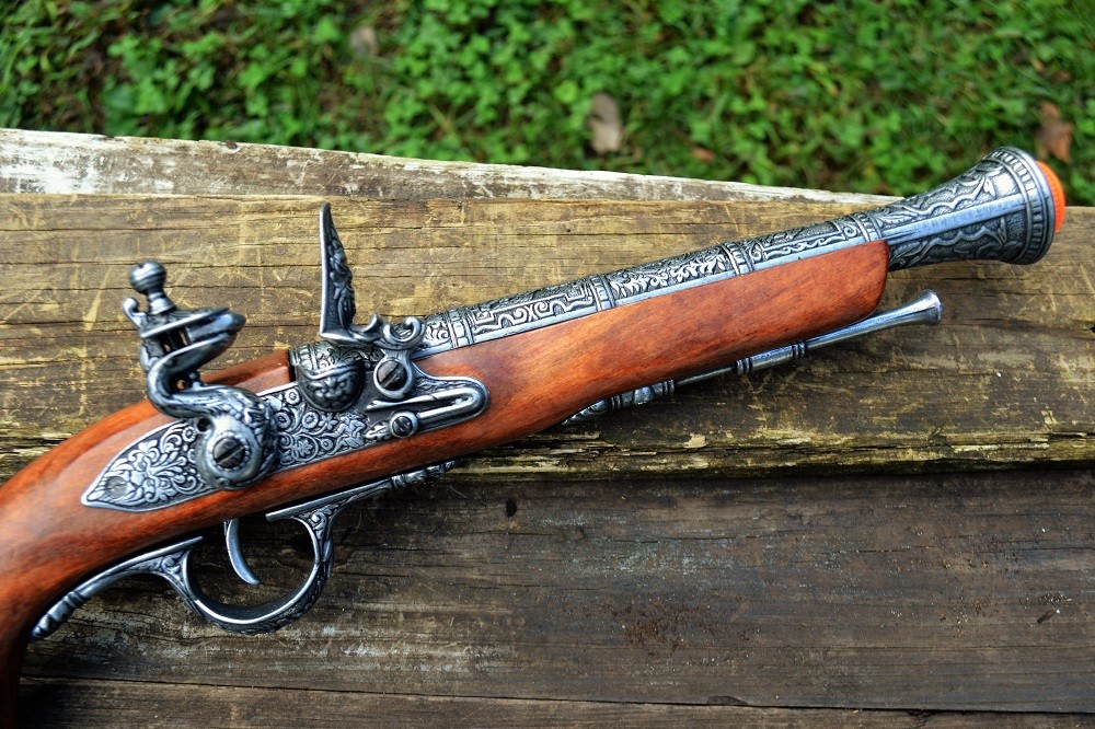 18th Century English Flintlock Blunderbuss - Pirate - Non-Firing Denix Replica