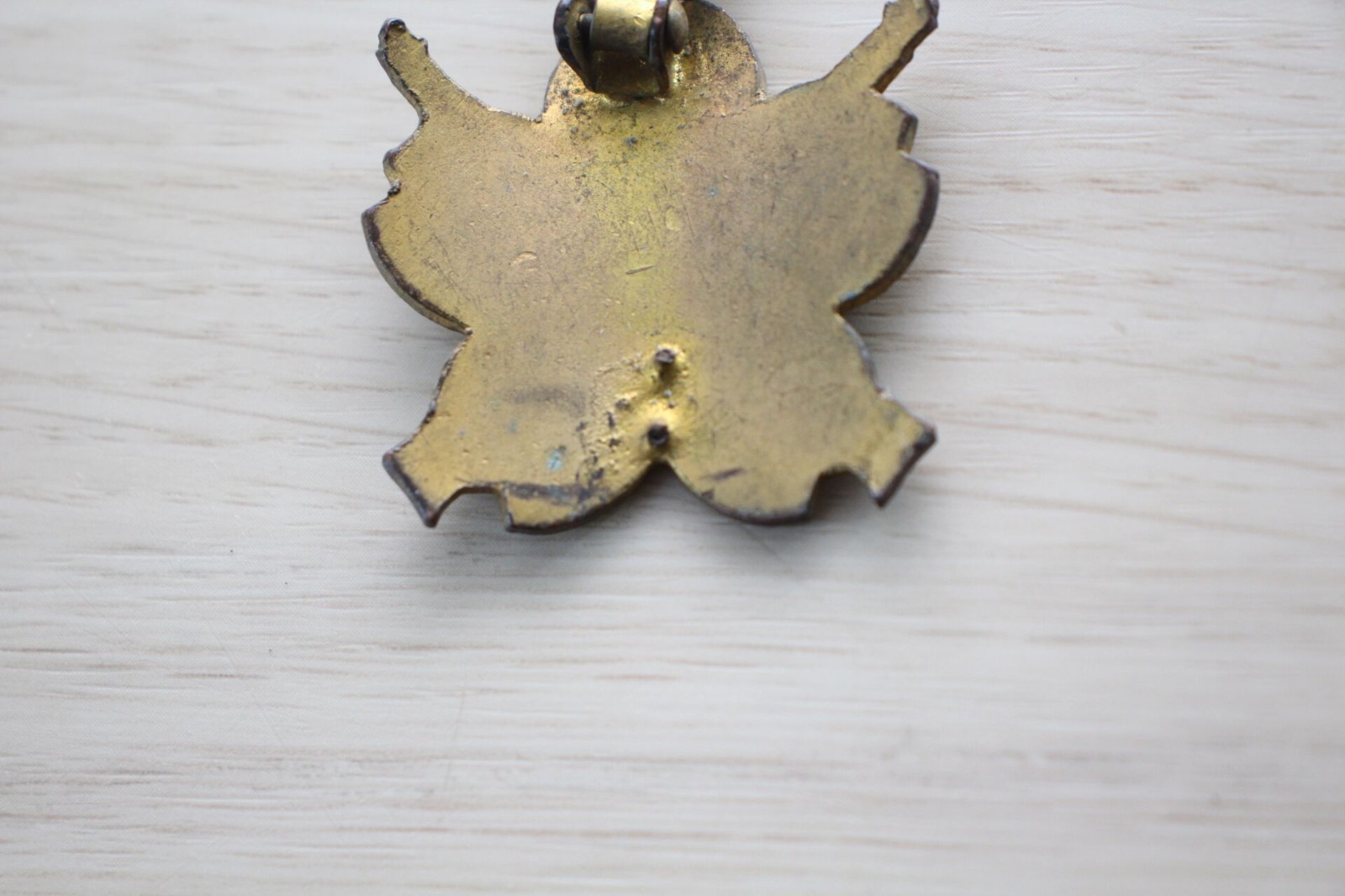 WWII Japanese Army Rifle Marksmanship Badge Missing Loop Imperial Japan J35