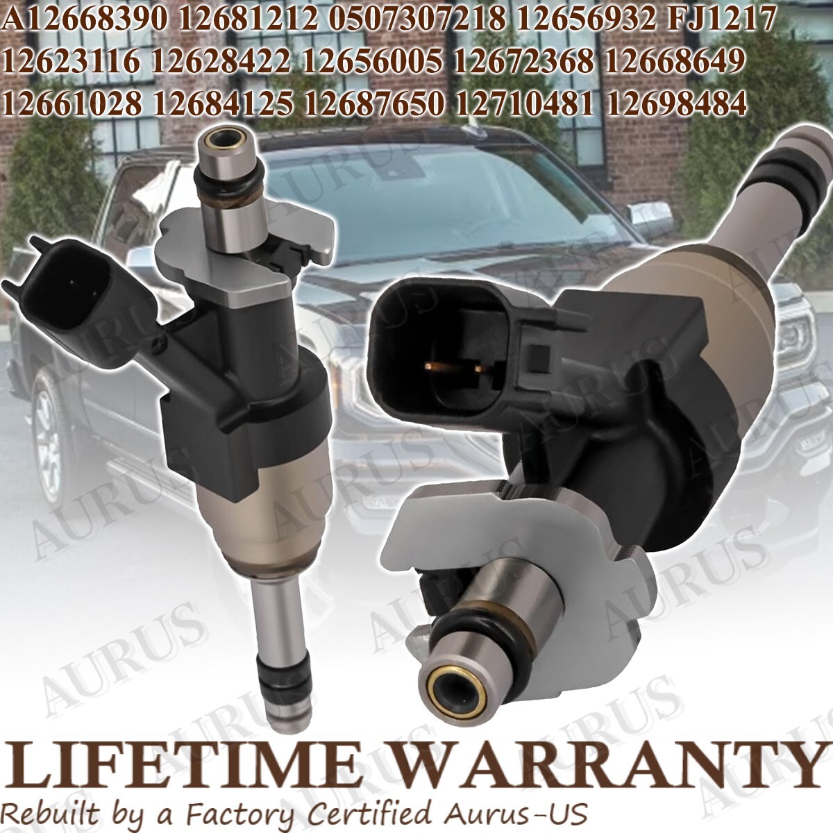 x8 OEM ACDelco Fuel Injectors for 2014-2017 Chevrolet GMC 1500 5.3L A12668390 V8