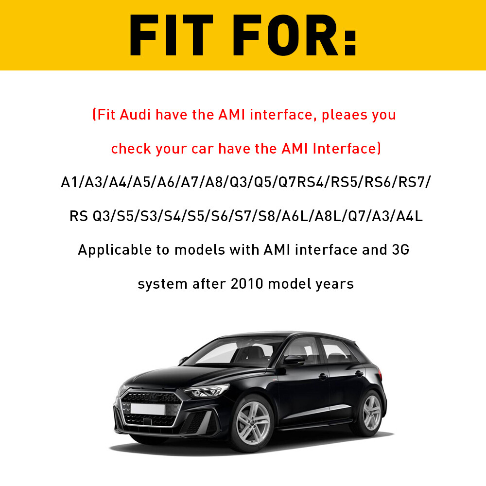 Audio Cable Adapter AMI Bluetooth Music Interface For Audi A3 A4 A5 A6 Q5 Q7 AUX