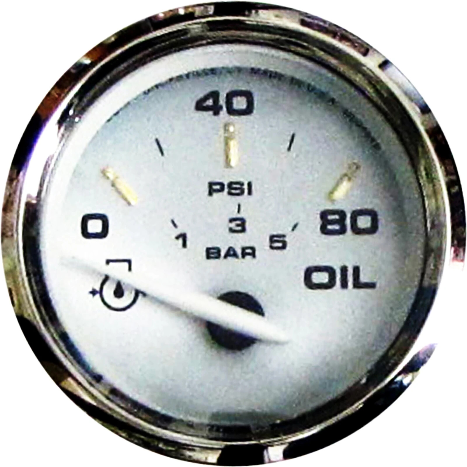 Faria KTF024 Kronos Inboard & I/O 6 Instrument Gauge Set Boat Marine