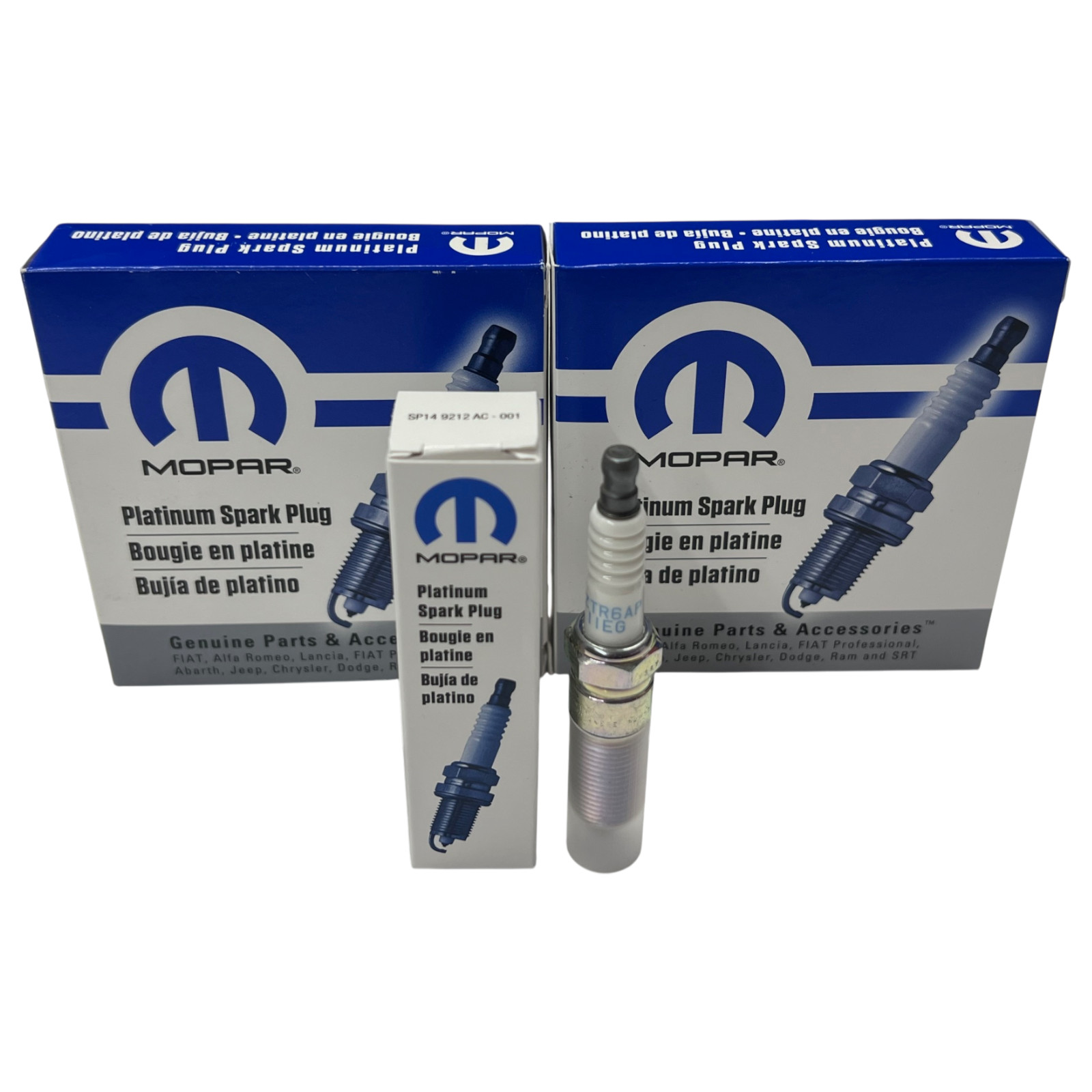 11-24 Chrysler Jeep Dodge 5.7L SRT 6.4L PLATINUM Spark Plugs OEM MOPAR 8 pcs SET