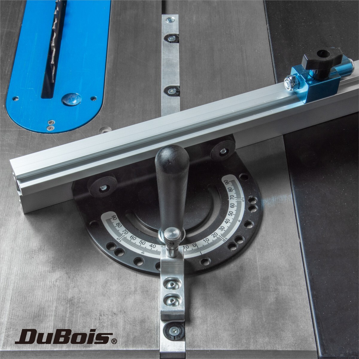 DuBois 51009 Aluminum Miter Gauge Fence with Tape Measure Right to Left 16-1/2in