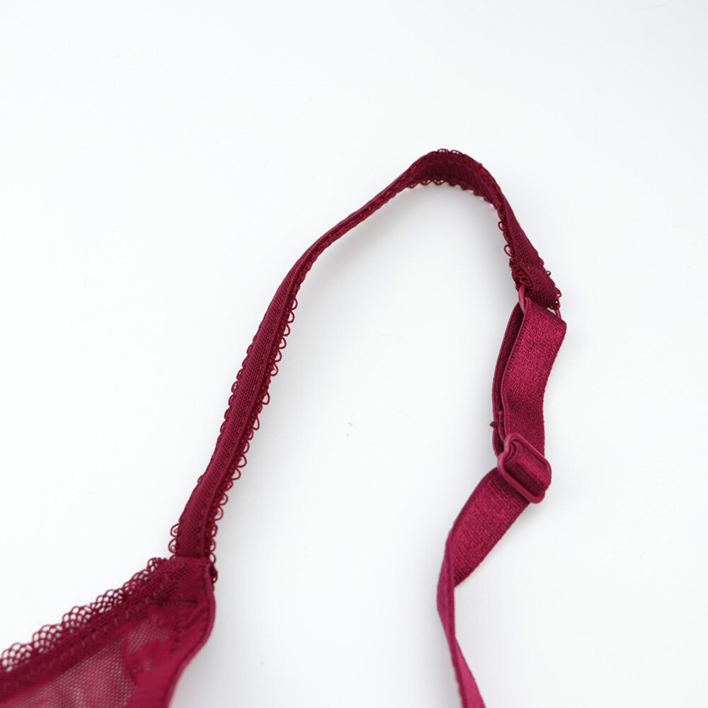 See Through Mesh Sheer Womens Bras Underwired Sexy Lingerie Misses Hot Underwear