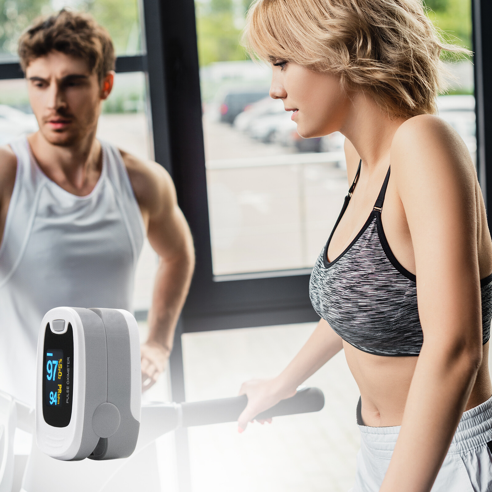 FDA Finger Pulse Oximeter OLED Blood Oxygen Meter Heart Rate SpO2 Monitor Sensor