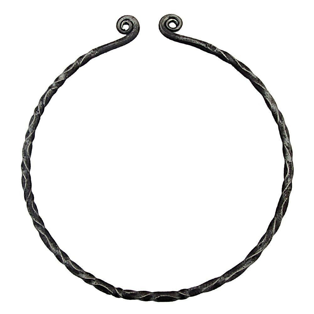 Handmade Iron Viking Warrior Renaissance Knights Crusader Torc Necklace AH