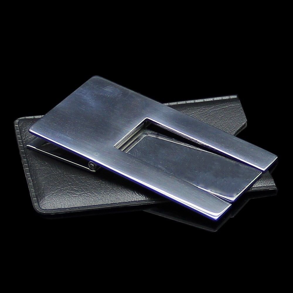 2 x Stainless Steel Foldable Cigar Stand Ashtray Holder w/Pu Leather Pouch