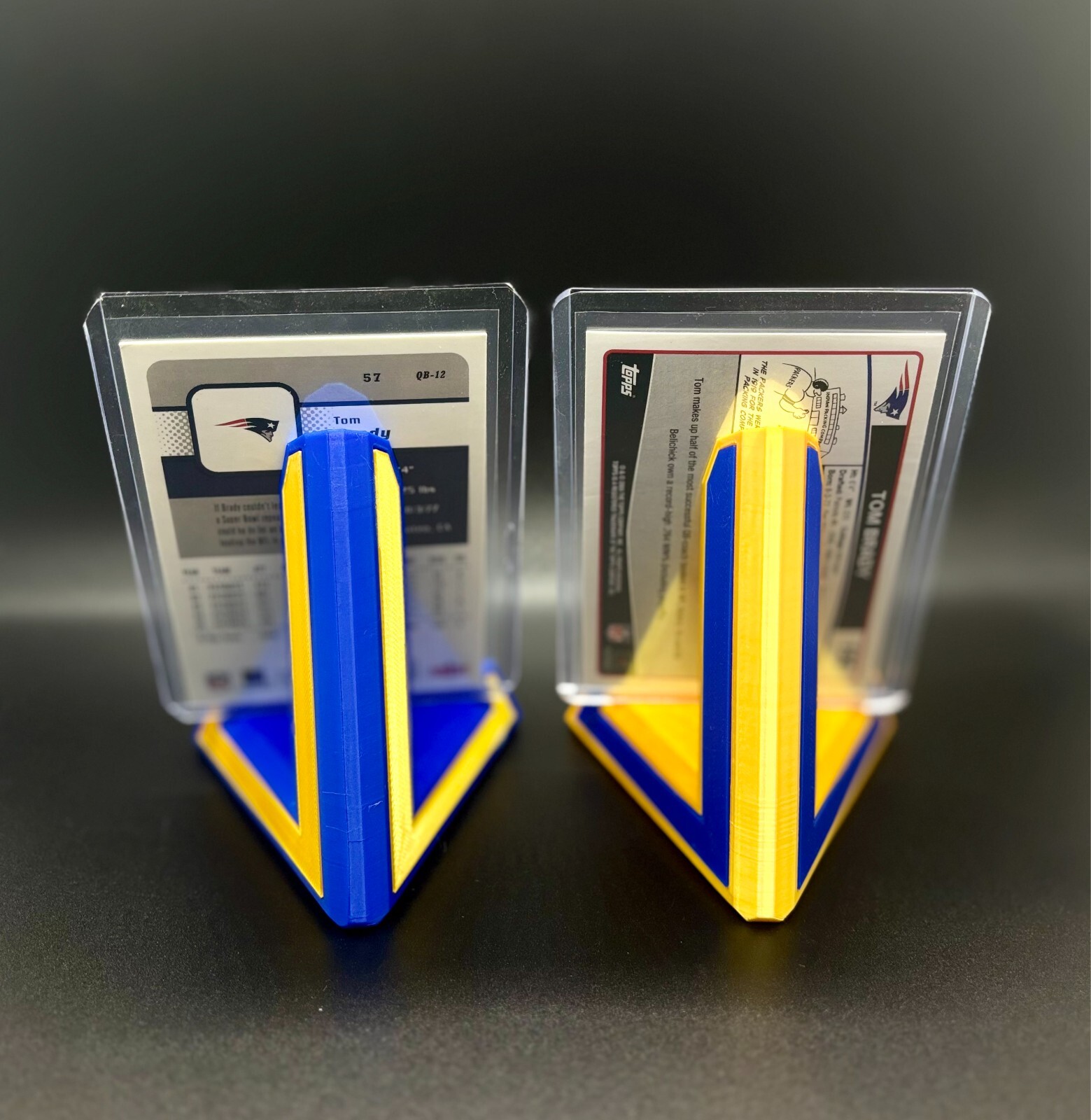 Personalized Sports/Trading Card Display Stand - Add Favorite Team, Name, City