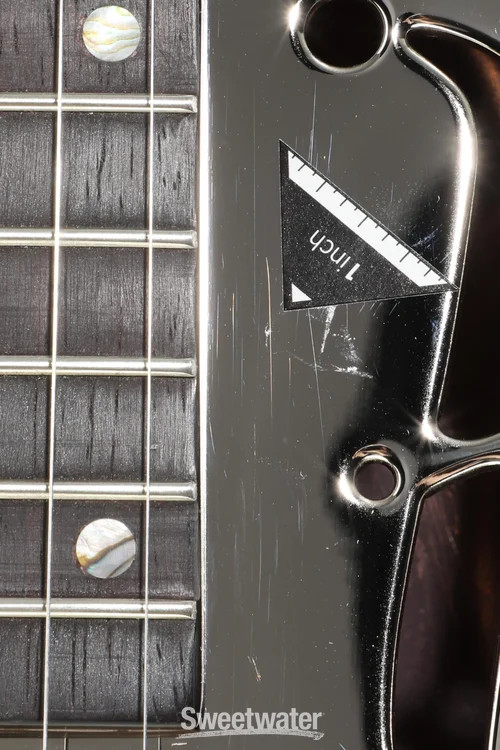 Recording King Parlor Resonator Acoustic Guitar - Nickel