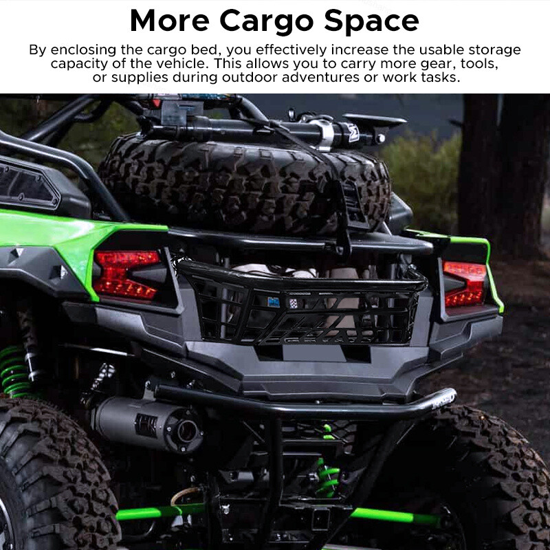 Cargo Barricade Fit For 2020-2023 Kawasaki Teryx KRX 1000 Luggage Rack Bed New