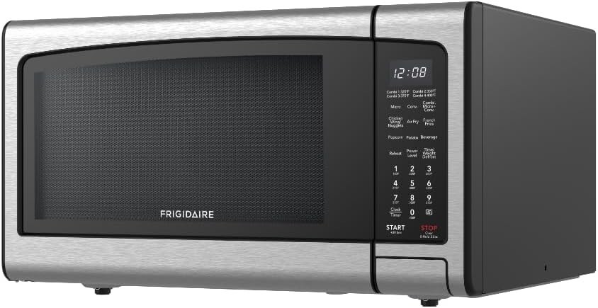 Frigidaire EMW1220 1.1 Cu Ft 3-in-1 Countertop Microwave Air Fryer Convection