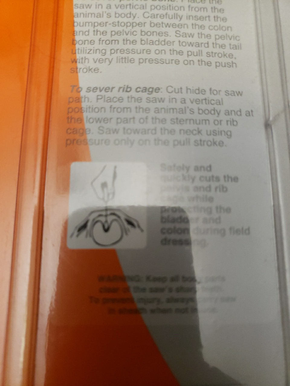 SAGEN INC SAGEN SAW II ~ HUNTING BONE SAW with SHEATH