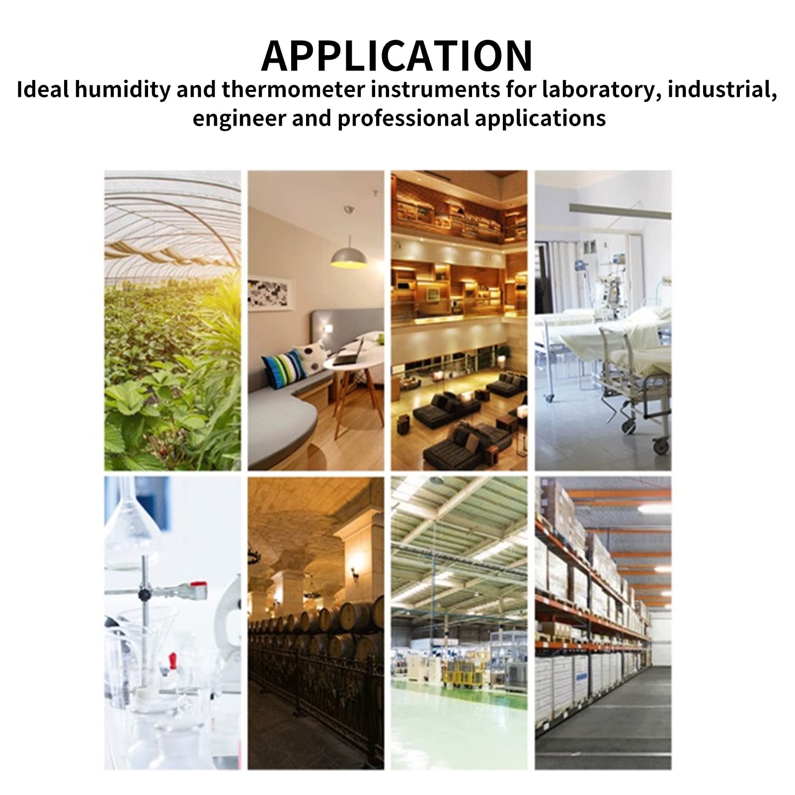 HT-86 Temperature Humidity Meter 2 in 1 Portable Digital Hygrometer Thermomet...