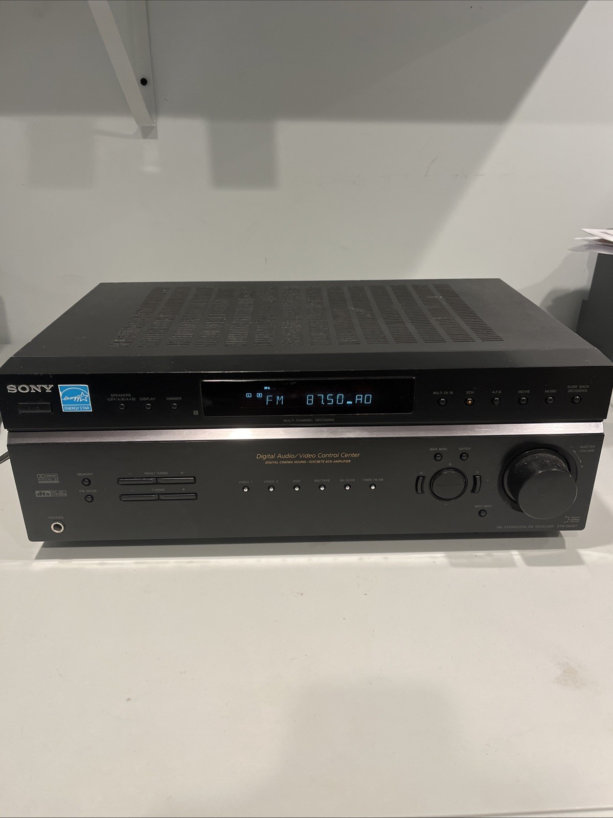 Sony STR DE597 6.1 Channel 100 Watt Receiver TESTED! ✅