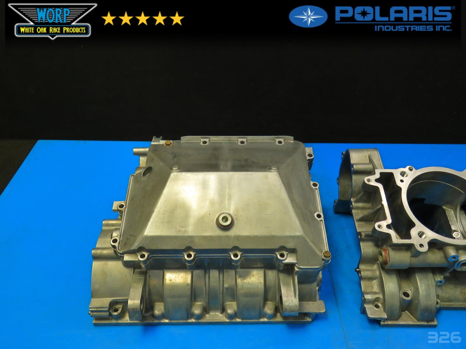 2011 POLARIS RZR XP 900 MATCHED CRANKCASE CRANK CASE SET BOTTOM END