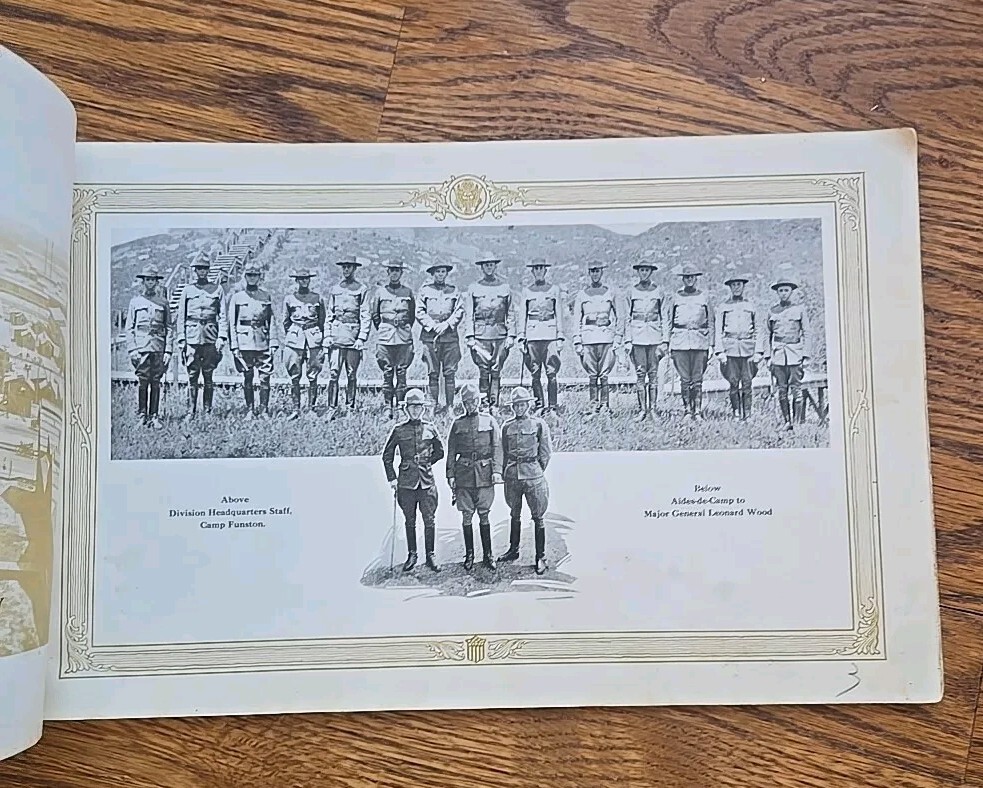 1918 Cantonment Life Camp Funston Book Magazine Kansas KS WW1 WWI