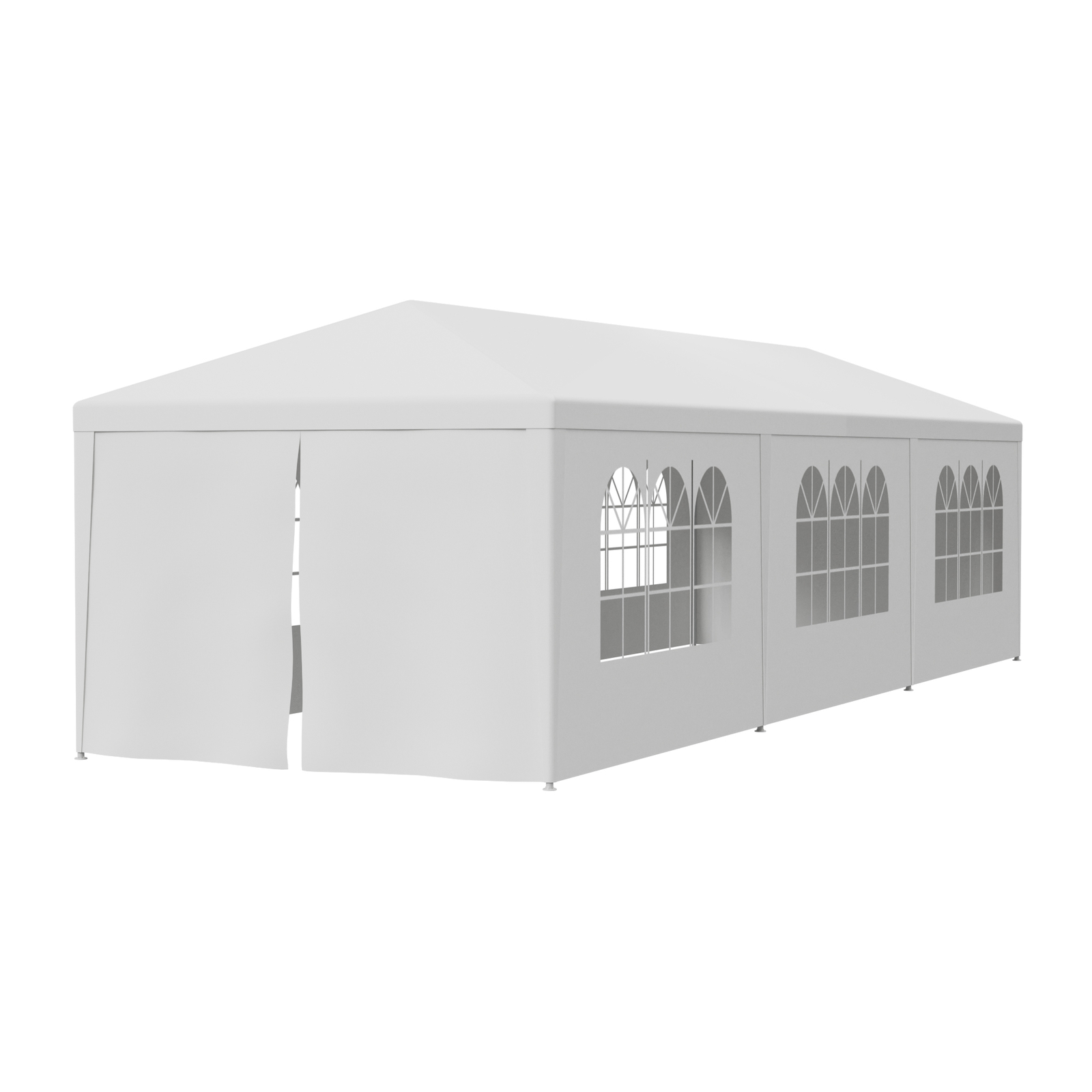 10x30' Outdoor Gazebo Party Tent w/8 Removable Walls Wedding Canopy Cater Events