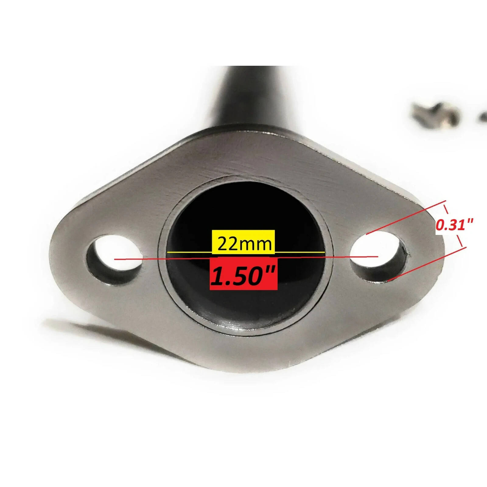 Header Exhaust Pipe for: Small Briggs & Tecumseh Engine, GoKart Fun Cart minibik