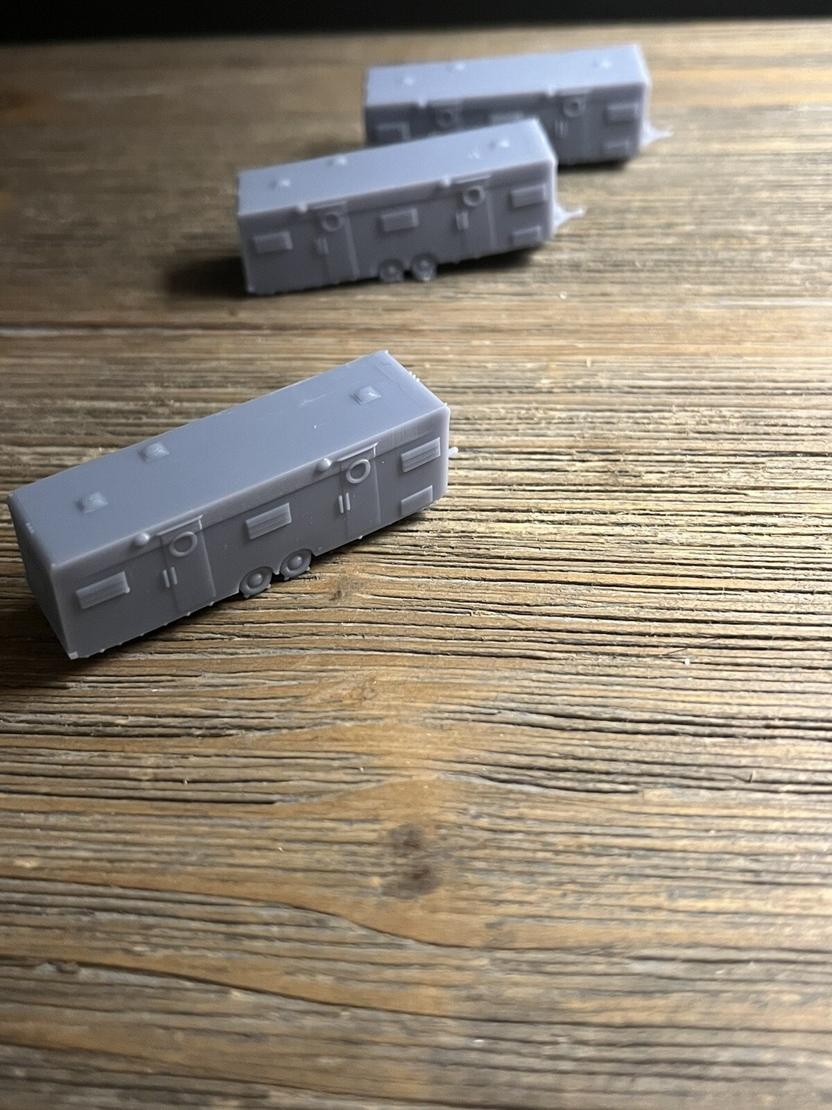 N SCALE 1:160 CAMPING TRAILERS (3pk)