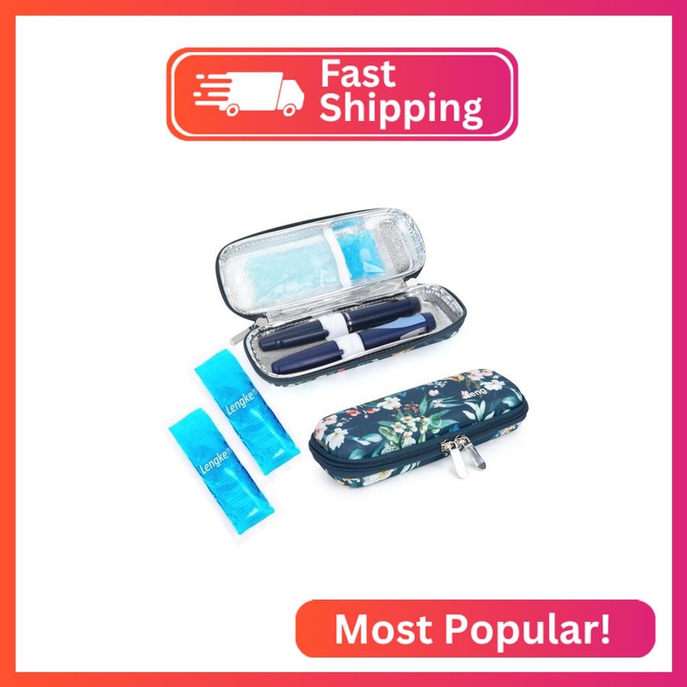 YOUSHARES Portable Insulin Cooler Travel Case - TSA Approved Diabetic Medication